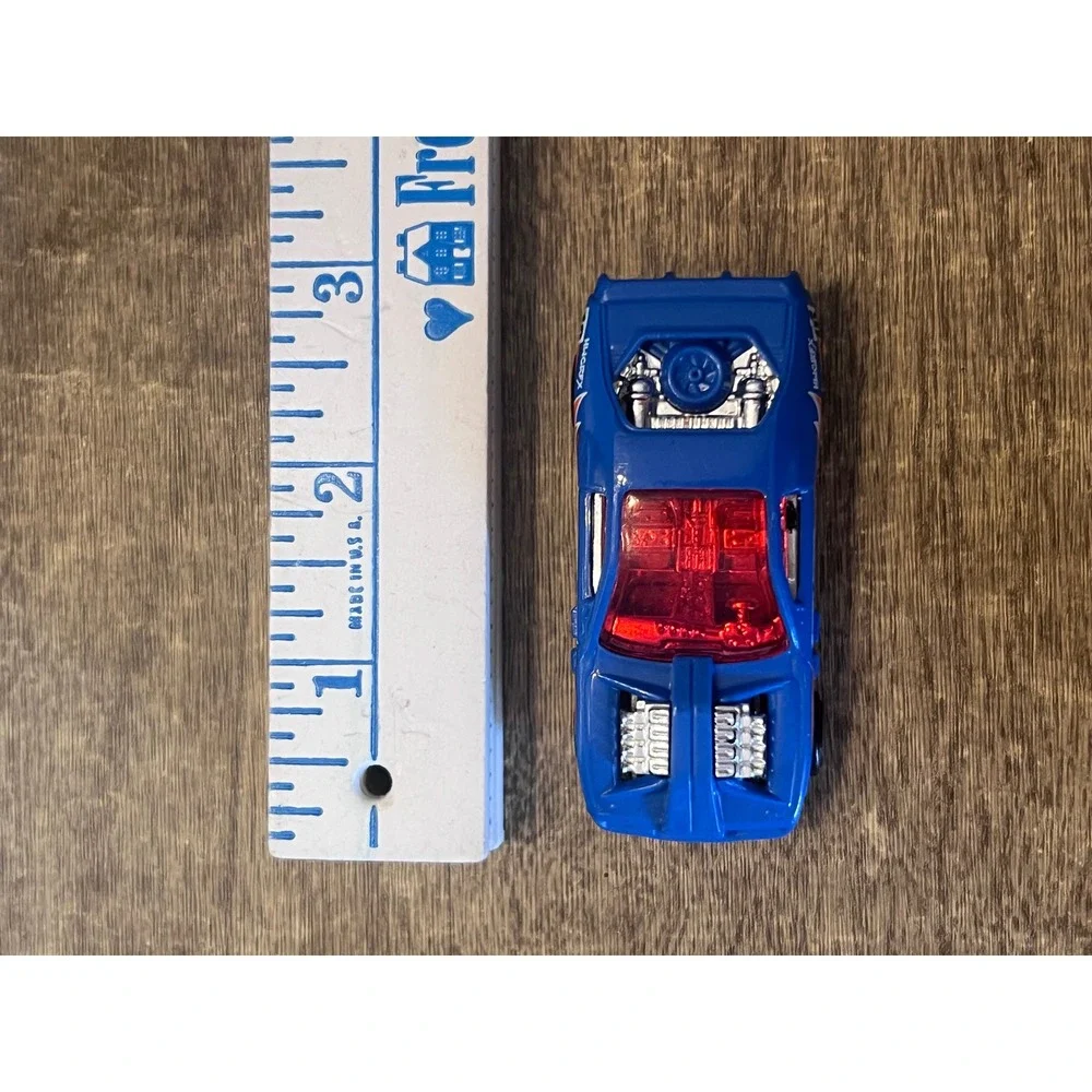 Hot Wheels Hollowback Blue Race Car Loose Die Cast EUC Play Cars Mattel